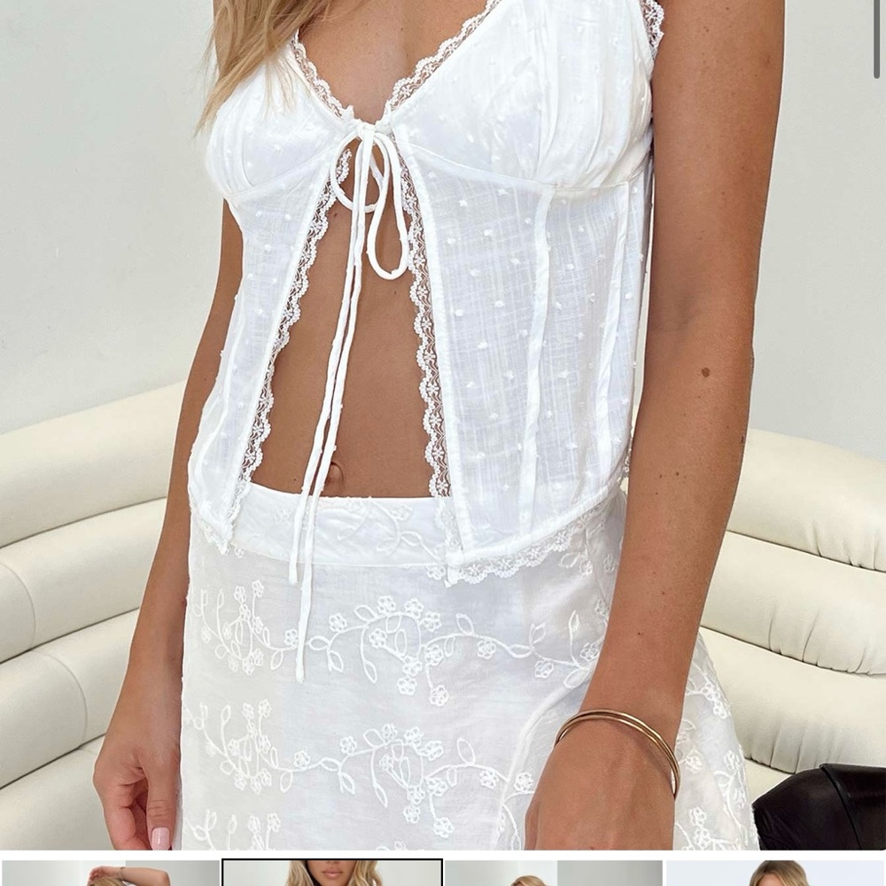 Vaccaro Top White